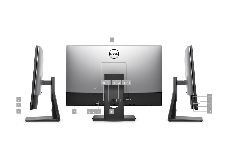 تصویر دیگر از آل این وان استوک دل Dell OptiPlex 7460 پردازنده i5 نسل ۸